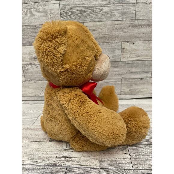 8” Mary Meyer Teddy Bear Holly Sitting Plush w/ Tag Stuffed Animal Bear Paw Feet - Picture 6 of 8
